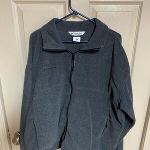 Columbia Men's Charcoal Fleece Jacket
